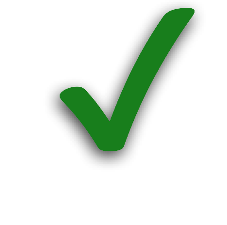 green check